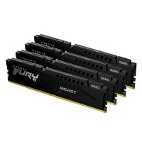 Memorii Kingston FURY Beast 128GB(4x32GB) DDR5 5600MHz CL40 Quad Channel Kit - 1