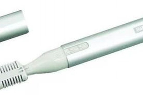 Mini trimmer facial BaByliss Pro FX757E, Pieptene de 2 marimi (Alb)