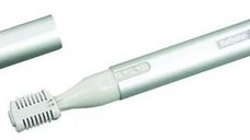 Mini trimmer facial BaByliss Pro FX757E, Pieptene de 2 marimi (Alb)