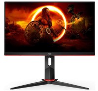 Monitor Gaming IPS LED AOC 23.8inch Q24G2A/BK, QHD (2560 x 1440), HDMI, DisplayPort, Boxe, Pivot, 165 Hz, 4 ms (Negru) - 1