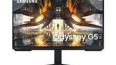Monitor Gaming IPS LED Samsung Odyssey 27inch LS27AG500PPXEN, WQHD (2560 x 1440), HDMI, DisplayPort, 165Hz, 1 ms (Negru)