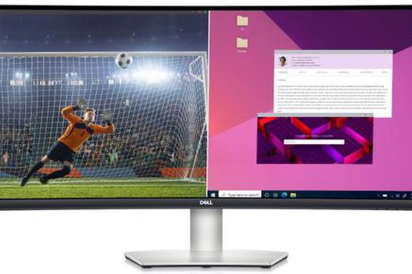 Monitor Gaming VA LED DELL 34inch S3423DWC, WQHD (3440 x 1440), HDMI, AMD FreeSync, 100 Hz, Ecran curbat, Boxe, 4 ms (Argintiu)