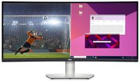 Monitor Gaming VA LED DELL 34inch S3423DWC, WQHD (3440 x 1440), HDMI, AMD FreeSync, 100 Hz, Ecran curbat, Boxe, 4 ms (Argintiu) - 1