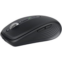 Mouse wireless Logitech MX Anywhere 3S, 2.4GHz&Bluetooth, Silent, Scroll MagSpeed, Multidevice, USB-C, Negru - 1