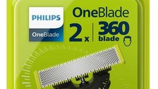 Rezerva OneBlade QP420/50 kit 2 lame, compatibil OneBlade si OneBladePro