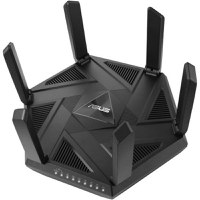 Router Gaming Wireless ASUS RT-AXE7800, AXE7800, Tri-Band Gigabit, Wi-Fi 6E, OFDMA, Instant Guard Sharable Secure VPN, 2.5G Port, Link Aggregation, AiMesh, AiProtection Pro, 6 antene Wi-Fi - 1