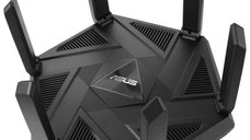 Router Gaming Wireless ASUS RT-AXE7800, AXE7800, Tri-Band Gigabit, Wi-Fi 6E, OFDMA, Instant Guard Sharable Secure VPN, 2.5G Port, Link Aggregation, AiMesh, AiProtection Pro, 6 antene Wi-Fi