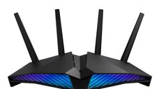 Router Wireless ASUS RT-AX82U AX5400, Dual Band, WiFi 6, Gaming Router, PS5 compatible, Mesh WiFi support, Gear Accelerator (Negru)