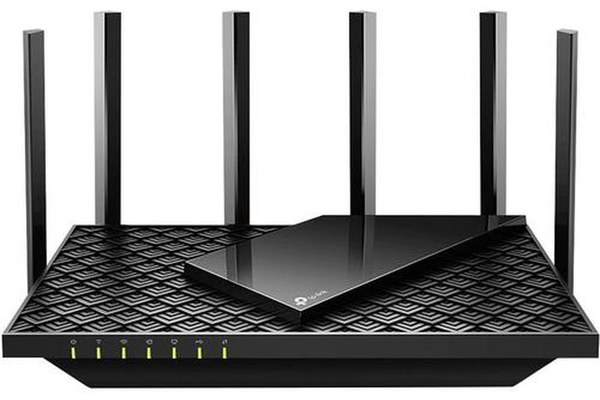 Router Wireless TP-Link Archer AX72, AX5400, Wi-Fi 6, Dual-Band, Gigabit, 6 Antene externe (Negru)