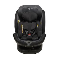 Scaun auto U-grow, i-Size, rotativ 360, Isofix, 0-36 kg, 40-150 cm (Negru) - 1