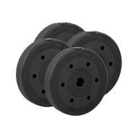 Set discuri Rebel Active RBA-2102, 4 x 5kg, greutate compozit, bitum - 1