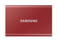 SSD Extern Samsung T7, 1TB, USB type-C 3.2 (Rosu) - 1