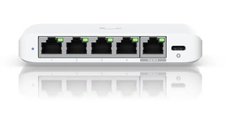 Switch Ubiquiti USW-FLEX-2.5G-5 cu 5 porturi si PoE