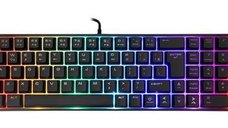 Tastatura Mecanica Gaming White Shark GK-001114 Gladius - Iluminare RGB, Layout International, Conectare USB 2.0 (Negru)