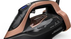 Tefal Ultimate Power Pro FV9E50E0, fier de calcat cu abur, 3200 W, jet 300 g/min, abur variabil 0-85 g/min, rezervor 350 ml, talpa Durilium AirGlide AutoClean, oprire automata, filtru anticalcar, sistem antipicurare, negru/roz