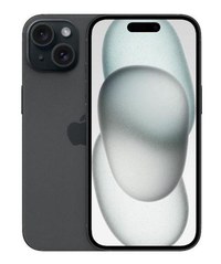 Telefon Mobil Apple iPhone 15, Super Retina XDR OLED 6.1inch, 256GB Flash, Camera Duala 48 + 12 MP, Wi-Fi, 5G, iOS (Negru) - 1