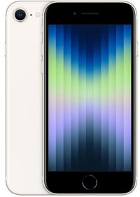 Telefon Mobil Apple iPhone SE (2022), Procesor Apple A15 Bionic Hexa-core, Retina IPS LCD Capacitive Touchscreen 4.7inch, 4GB RAM, 64GB Flash, Camera 12MP, Wi-Fi, iOS, 5G (Alb) - 1