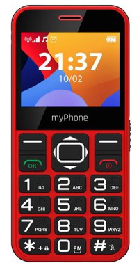 Telefon mobil myPhone Halo 3, Ecran IPS 2.31inch, Camera 0.3 MP, Single Sim, 2G (Rosu) - 1