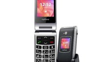Telefon mobil myPhone Rumba 2, Single Sim, 2G (Negru/Argintiu)