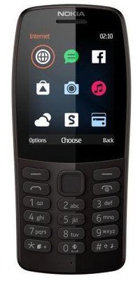 Telefon mobil NOKIA 210 (2019), Ecran 2.4inch, VGA, 2G, Dual Sim (Negru) - 1