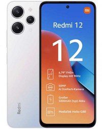 Telefon Mobil Xiaomi Redmi 12, Procesor Mediatek Helio G88, Octa-Core, IPS LCD 6.79inch, 4GB RAM, 128GB Flash, Camera Tripla 50 + 8 + 2 MP, 4G, Wi-Fi, Dual SIM (Argintiu) - 1