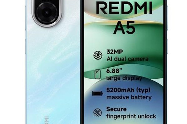 Telefon Mobil Xiaomi Redmi A5, Procesor Unisoc T7250 Octa-Core, IPS LCD Capacitive Touchscreen 6.88inch, 4GB RAM, 128GB Flash, Camera 32 MP, Wi-Fi, 4G, Dual SIM, Android (Albastru)