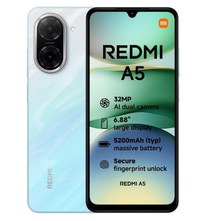 Telefon Mobil Xiaomi Redmi A5, Procesor Unisoc T7250 Octa-Core, IPS LCD Capacitive Touchscreen 6.88inch, 4GB RAM, 128GB Flash, Camera 32 MP, Wi-Fi, 4G, Dual SIM, Android (Albastru) - 1