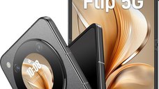 Telefon Mobil ZTE Nubia Flip, Procesor Qualcomm SM7450-AB Snapdragon 7 Gen 1 Octa-Core, OLED Touchscreen 6.9inch, 8GB RAM, 256GB Flash, Camera Duala 50+2MP, Wi-Fi, 5G, Dual Sim, Android (Negru)