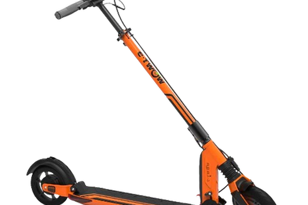 Trotineta electrica E-TWOW S2 GT S, Viteza maxima 40 Km/h, Autonomie 30-45 Km, Putere motor 500W, Bluetooth, baterie 48V/9.6 Ah (Portocaliu)