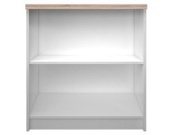 Biblioteca deschisa TOP MIX, alb, 80x33x85 cm - 1