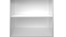 Biblioteca deschisa TOP MIX, alb, 80x33x85 cm