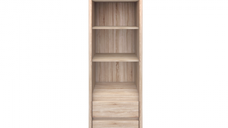 Biblioteca NORTON, 3 sertare, stejar sonoma, 57x40x210 cm