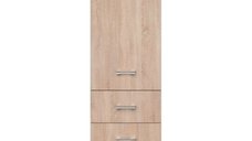 Biblioteca TOP MIX, 2 usi, 1 sertar, stejar sonoma, 40x33x183 cm