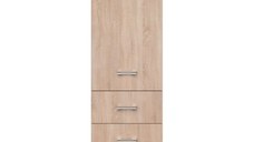 Biblioteca TOP MIX, 2 usi, 1 sertar, stejar sonoma, 40x33x183 cm