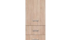 Biblioteca TOP MIX, 2 usi, 1 sertar, stejar sonoma, 40x33x183 cm