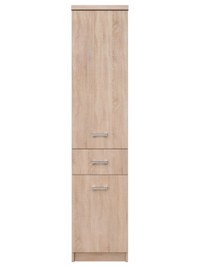 Biblioteca TOP MIX, 2 usi, 1 sertar, stejar sonoma, 40x33x183 cm - 1