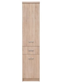 Biblioteca TOP MIX, 2 usi, 1 sertar, stejar sonoma, 40x33x183 cm - 1