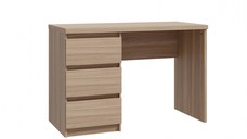 Birou MIRA, cu 3 sertare, stejar Icon, 108x50x73 cm