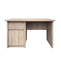 Birou NORTON, 1 usa, 1 sertar, stejar sonoma, 120x60x76 cm - 1
