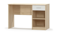 Birou TIPS, 1 sertar, stejar sonoma + alb, 120x54x77,5 cm - 1