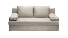 Canapea ANA extensibila, 3 locuri, cu lada depozitare, bej, 185x82x80 cm