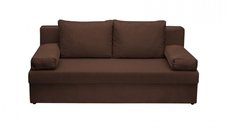 Canapea ANA extensibila, 3 locuri, cu lada depozitare, maro, 185x82x80 cm