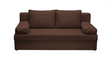 Canapea ANA extensibila, 3 locuri, cu lada depozitare, maro, 185x82x80 cm