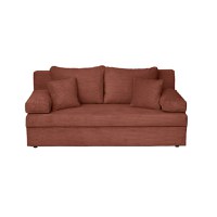 Canapea ANA LUX extensibila, 3 locuri, cu lada depozitare, caramiziu, 185x82x80 cm - 1