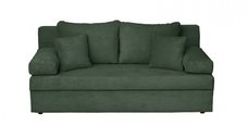 Canapea ANA LUX extensibila, 3 locuri, cu lada depozitare, verde smarald, 185x82x80 cm