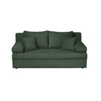 Canapea ANA LUX extensibila, 3 locuri, cu lada depozitare, verde smarald, 185x82x80 cm - 1