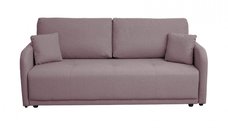 Canapea BERNA S extensibila, 3 locuri, cu arcuri si lada depozitare, gri maroniu, 210x110x90 cm