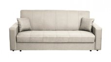 Canapea CORINNE II extensibila, 3 locuri, cu lada depozitare, bej, 220x90x96 cm