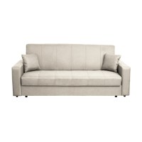 Canapea CORINNE II extensibila, 3 locuri, cu lada depozitare, bej, 220x90x96 cm - 1