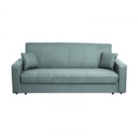 Canapea CORINNE II extensibila, 3 locuri, cu lada depozitare, gri verzui, 220x90x96 cm - 1